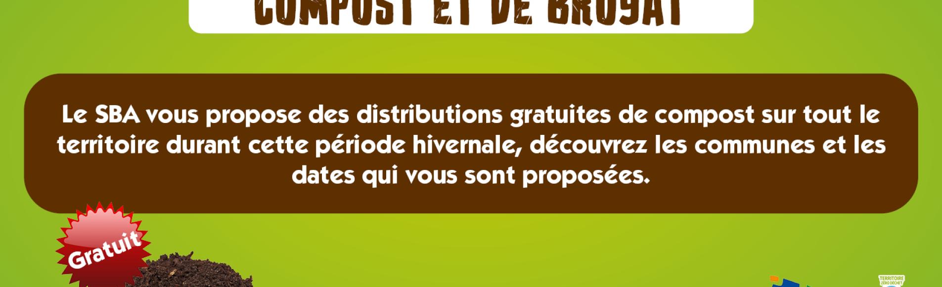 Distributions gratuites de compost 